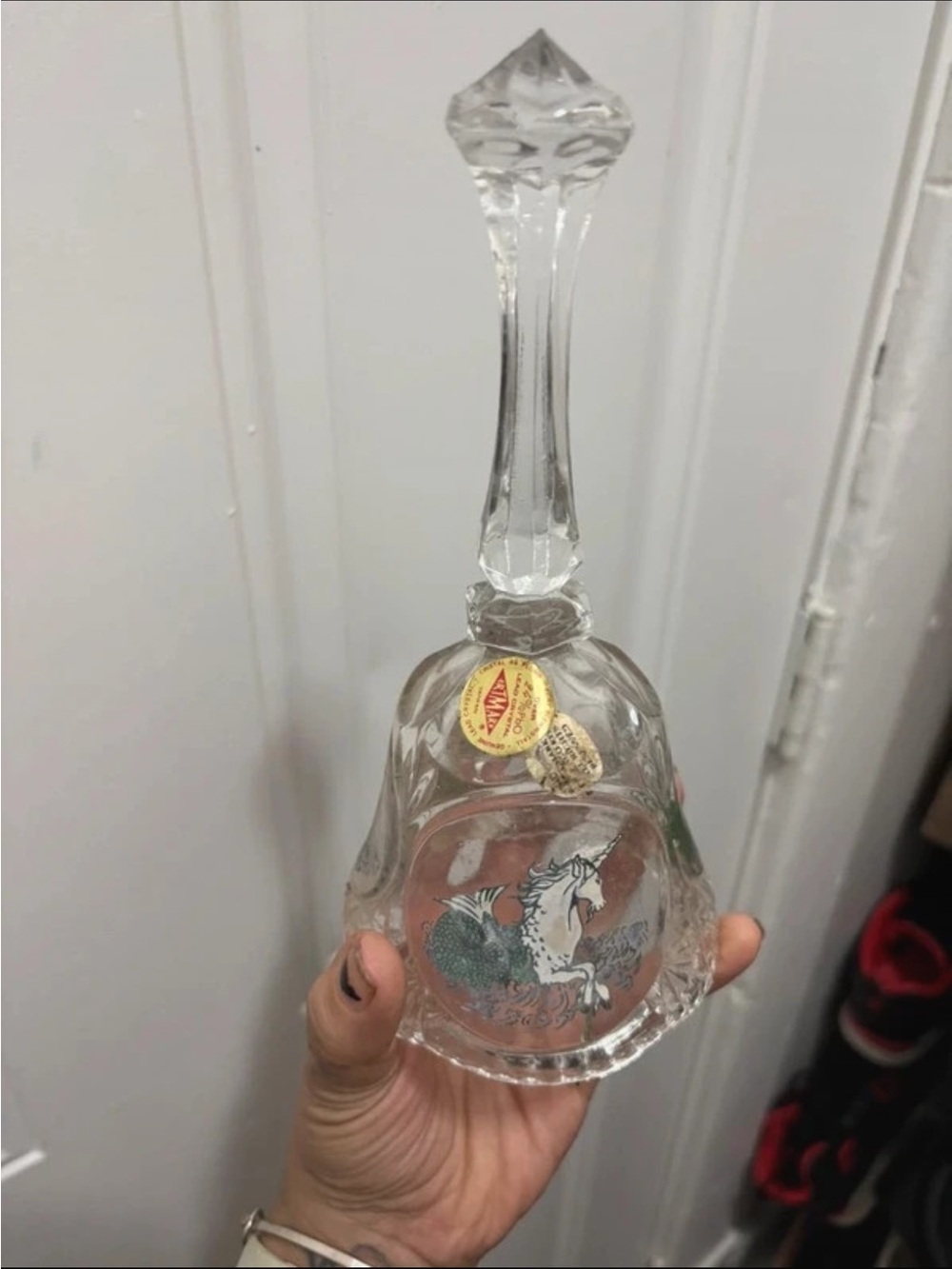 Lead crystal German bell 1985